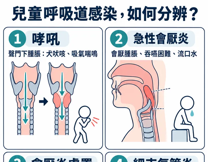 兒童呼吸道感染圖解預覽