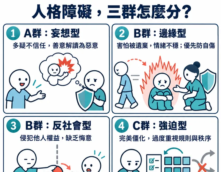 人格障礙圖解預覽