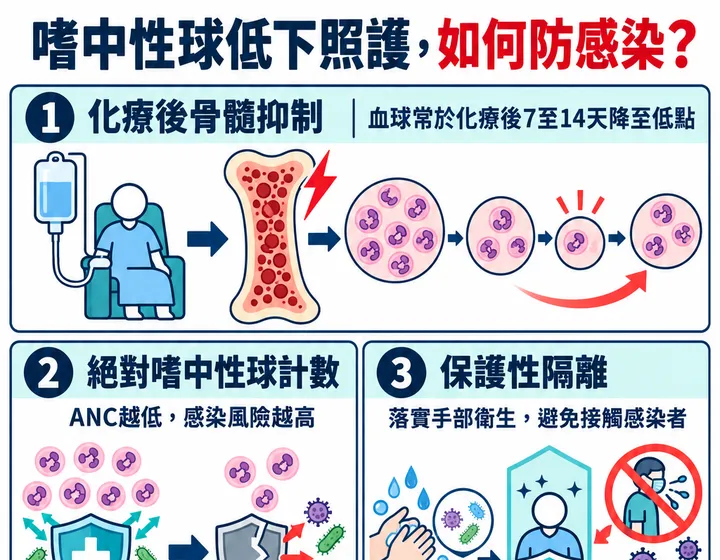 嗜中性球低下照護圖解預覽