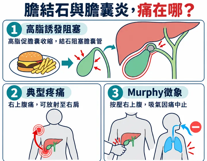 膽結石與膽囊炎圖解預覽
