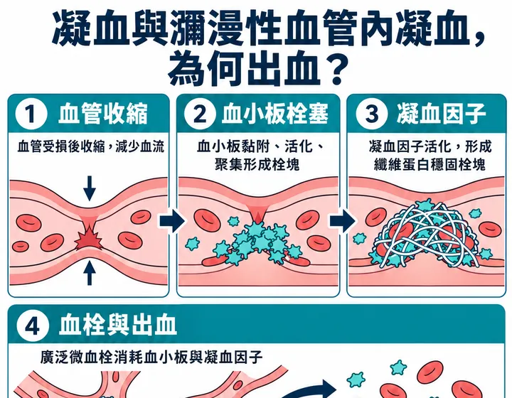 凝血與瀰漫性血管內凝血圖解預覽