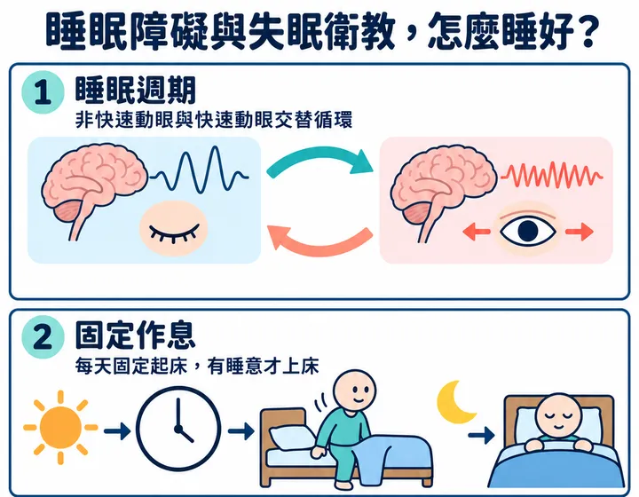 睡眠障礙與失眠衛教圖解預覽