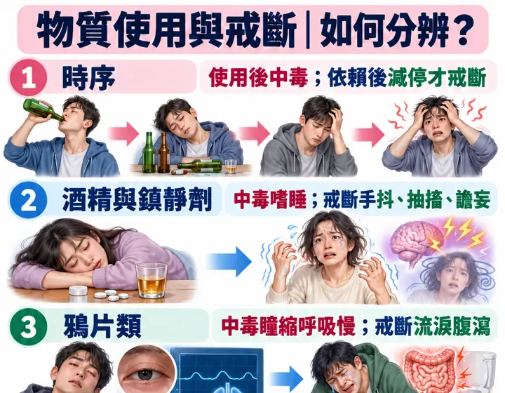 物質使用與戒斷圖解預覽