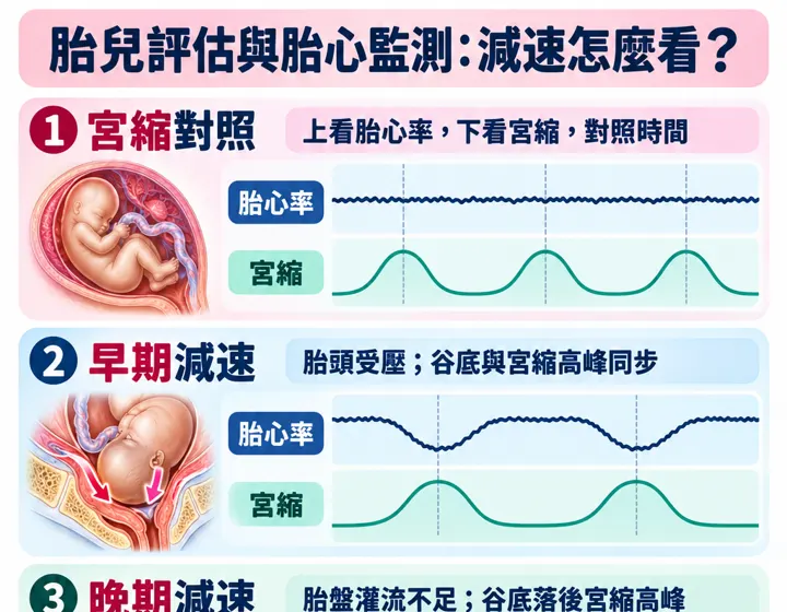胎兒評估與胎心監測圖解預覽