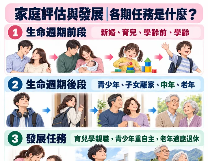 家庭評估與發展圖解預覽