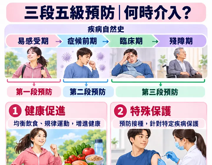 三段五級預防圖解預覽