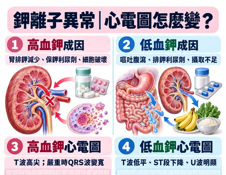 鉀離子異常圖解預覽