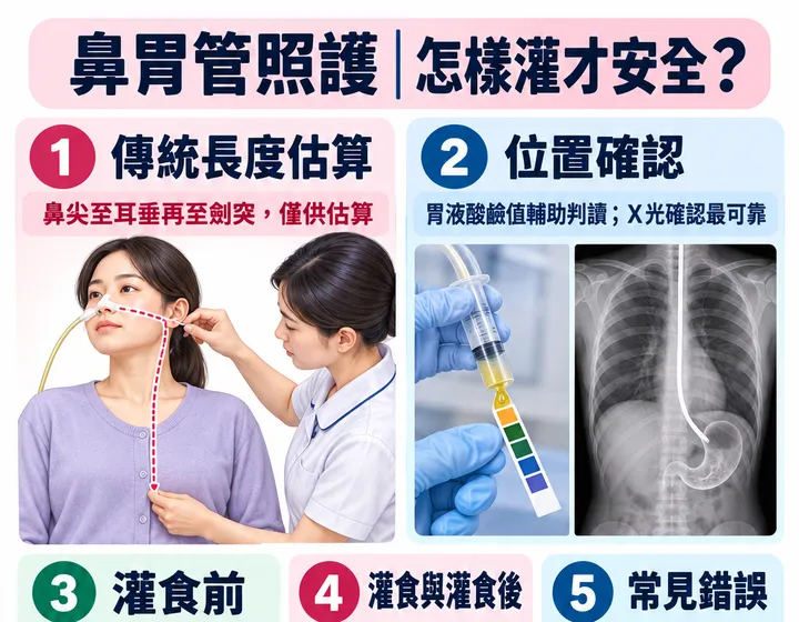 鼻胃管照護圖解預覽