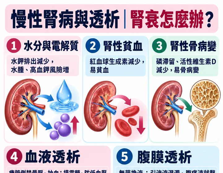 慢性腎病與透析圖解預覽