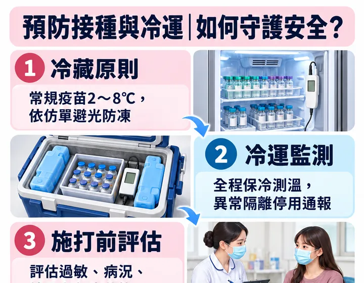 預防接種與冷運圖解預覽