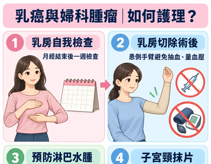 乳癌與婦科腫瘤圖解預覽