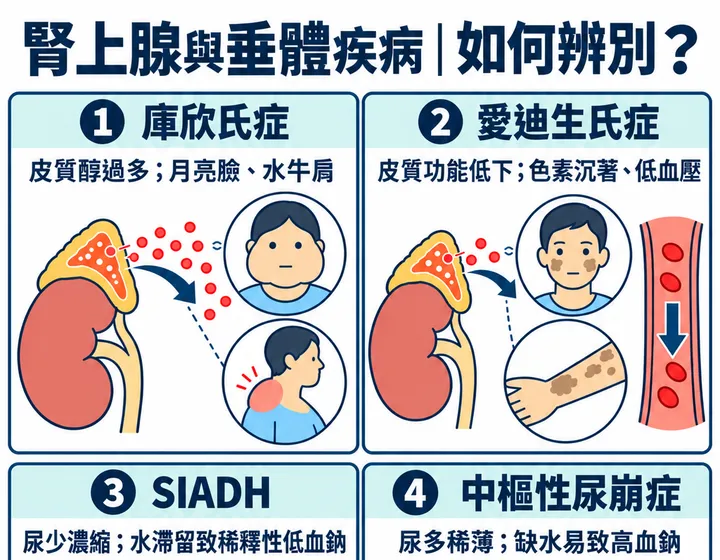 腎上腺與垂體疾病圖解預覽