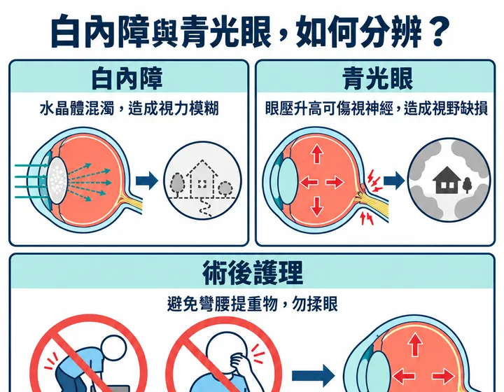 白內障與青光眼圖解預覽