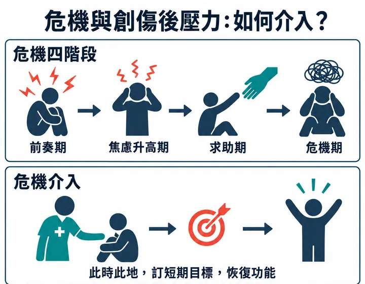 危機與創傷後壓力圖解預覽